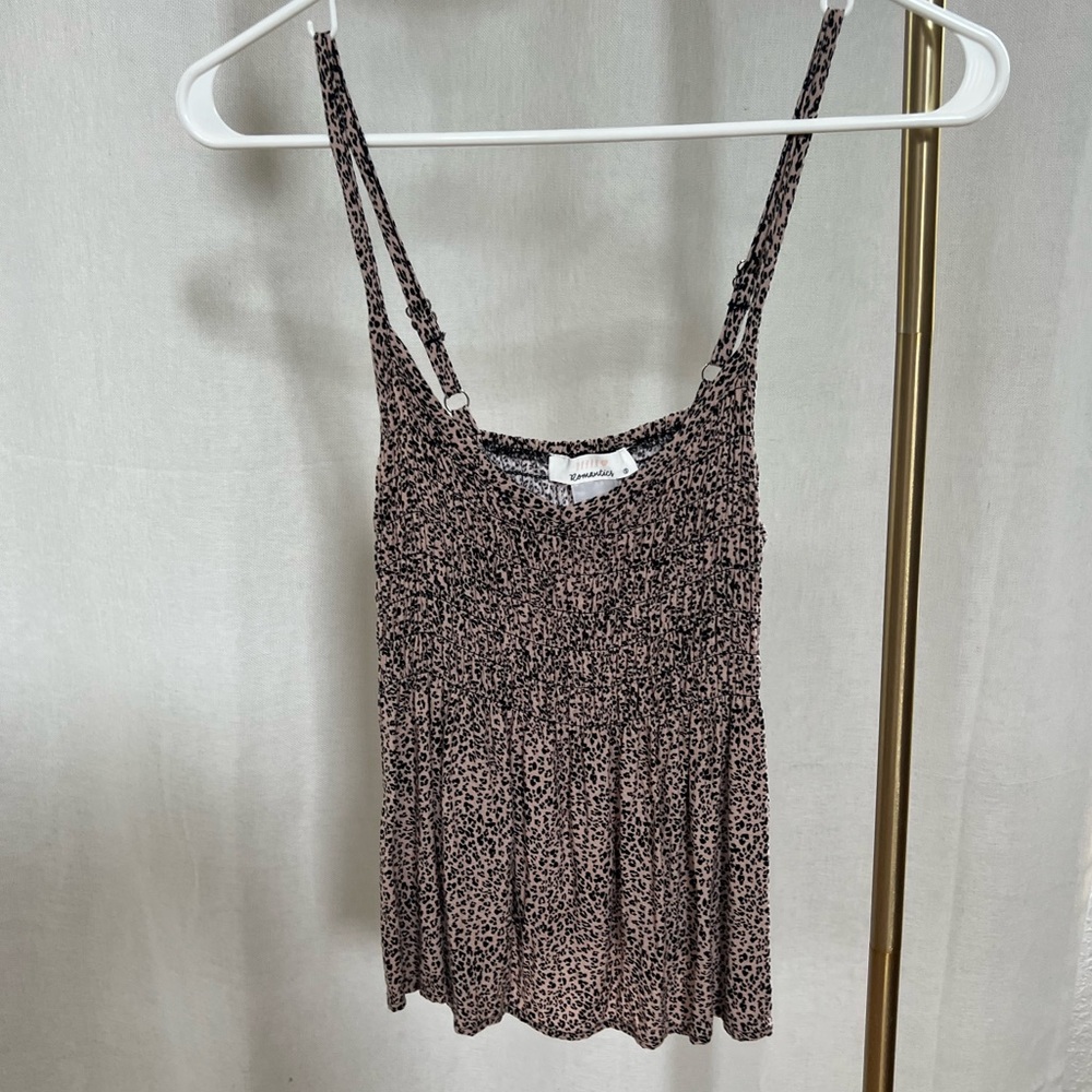 Leopard print tank!